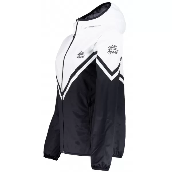  Ženska vrhunska softshell jakna ALTISPORT VOJ/ALW101JACK01 ČRNO-BELO 
