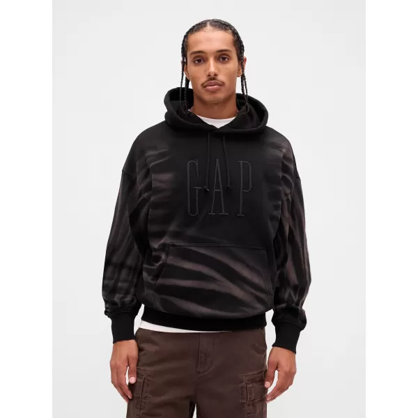  Moški pulover GAP CORP LOGO HOODIE PULLOVER 851641-01 ČRNA 