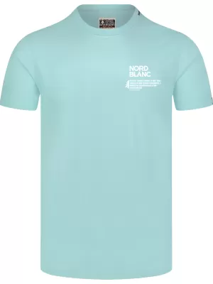 Moška majica s kratkimi rokavi NORDBLANC NOTHINGNESS NBSMT8150 SVETLO MODRA