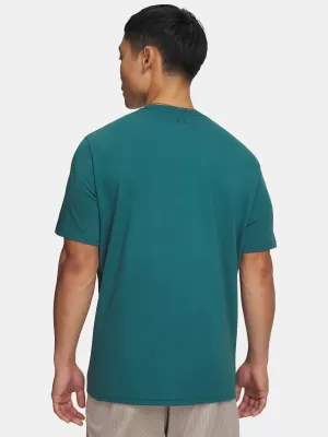 Moška majica s kratkimi rokavi UNDER ARMOUR TEAM ISSUE WORDMARK SS 1329582-338 ZELENA