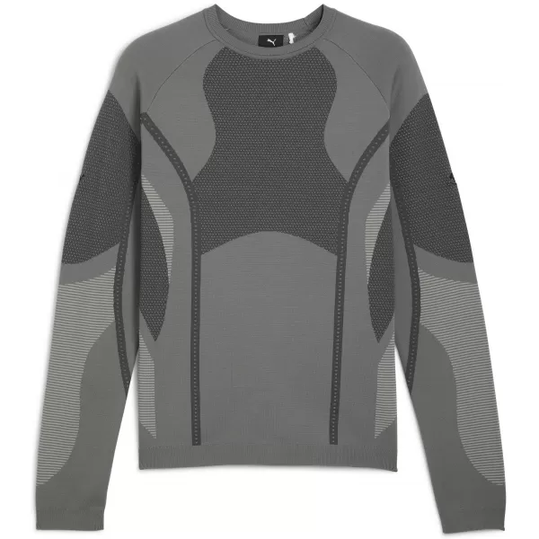  Moški pulover PUMA X SAN SAN GEAR KNIT LS 632549-08 HLADNA SREDNJE SIVA 