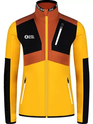 Ženski powerfleece pulover NORDBLANC RIVA NBWFL8289 JANTAR