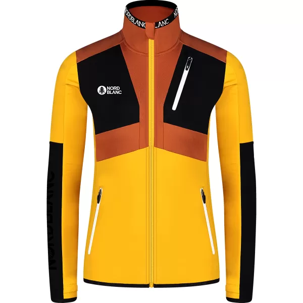  Ženski powerfleece pulover NORDBLANC RIVA NBWFL8289 JANTAR 
