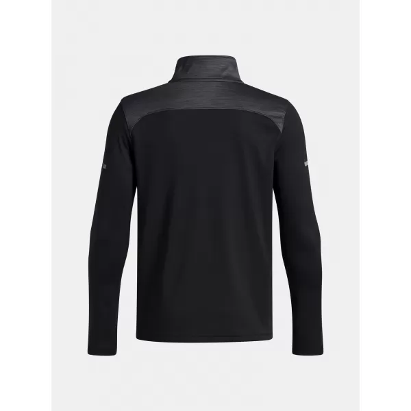  Fantovska majica s kratkimi rokavi UNDER ARMOUR UA TECH UTILITY 1/4 ZIP 6005141-001 ČRNA 