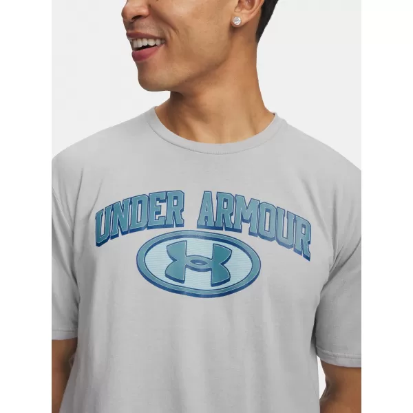  Moška majica s kratkimi rokavi UNDER ARMOUR UA M WM LOCKER TAG SS 6012778-011 SIVA 