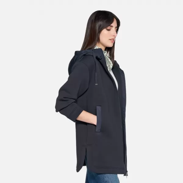  Ženska parka GEOX SWEATER G012426 TEMNO MODRA 