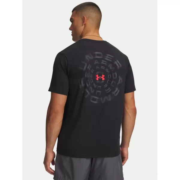  Moška majica s kratkimi rokavi UNDER ARMOUR M BLUR WM SS 6009248-001 ČRNA 