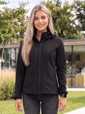Ženska softshell jakna ALTISPORT NoPrint NP/ALW945 ČRNA