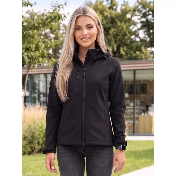  Ženska softshell jakna ALTISPORT NoPrint NP/ALW945 ČRNA 