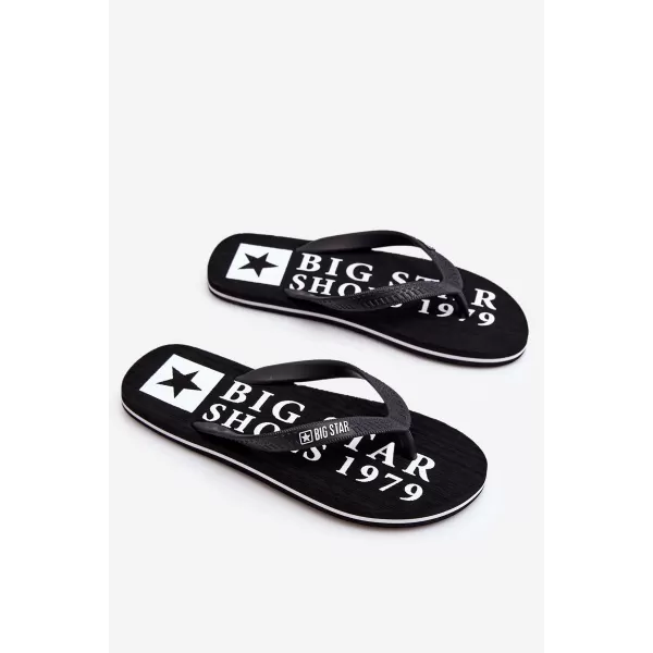  Moške japonke BIG STAR LL174444 BLACK Big Star Shoes 
