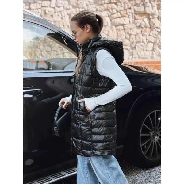  Ženski plašč DSTREET TY5257 ČRNA 