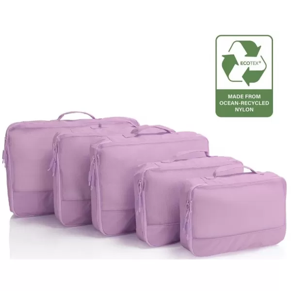  Kovček HEYS Ecotex Packing Cube 5 Pc Set LILA CVET 