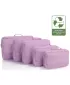 Kovček HEYS Ecotex Packing Cube 5 Pc Set LILA CVET