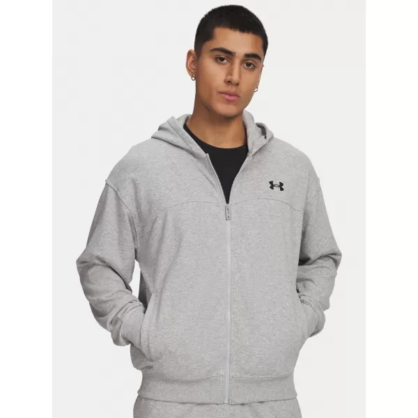  Moški pulover UNDER ARMOUR RIVAL LW FZ 6009346-011 SIVA 