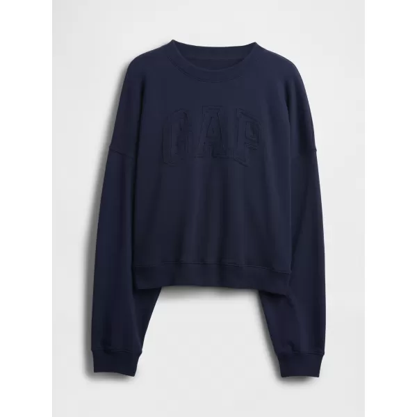  Ženski pulover GAP LOGO SWEATSHIRT 799280-01 MORNARIŠKA UNIFORMA 