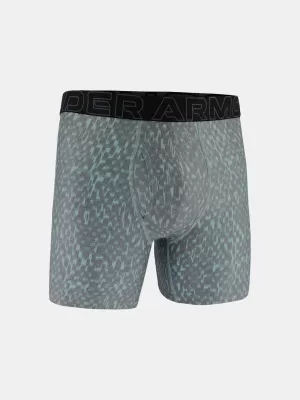 Moške boksarice UNDER ARMOUR UA PERFORMANCE TECH - PRINT 6IN - 1PK 1383875-477 MODRA