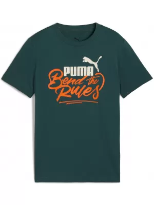 Otroška majica s kratkimi rokavi PUMA MID90S GRAPHIC TEE III 688472-75 ZELENI TEREN