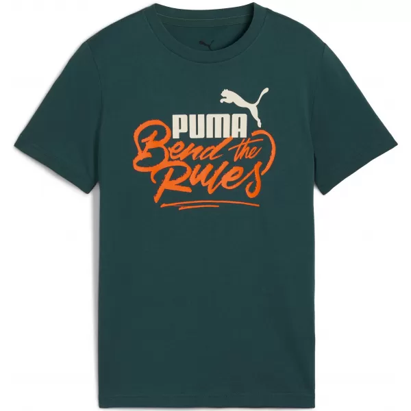  Otroška majica s kratkimi rokavi PUMA MID90S GRAPHIC TEE III 688472-75 ZELENI TEREN 