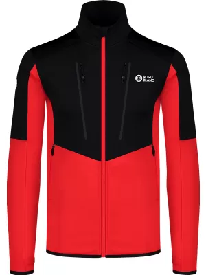 Moški powerfleece pulover NORDBLANC GROAN NBWFM8282 RDEČA