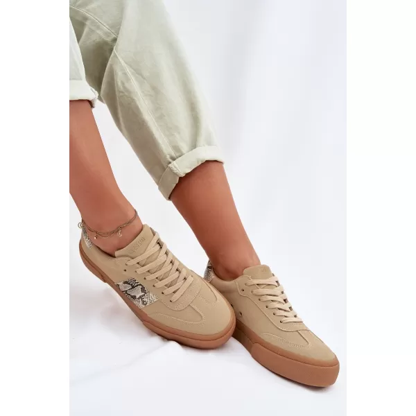  Ženske superge BIG STAR TT274298 BEIGE Big Star Shoes 