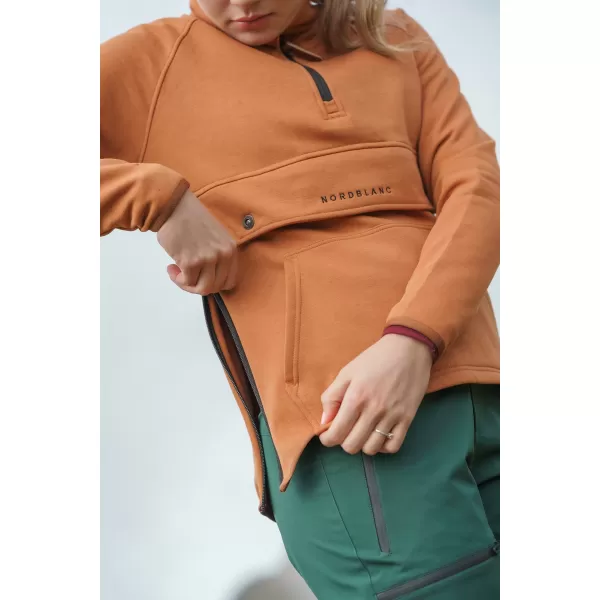  Ženski pulover NORDBLANC INEFFABLE NBSLS8226 RJAVA 