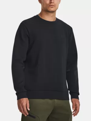 Moški pulover UNDER ARMOUR UA UNSTOPPABLE FLC CREW 1381688-001 ČRNA