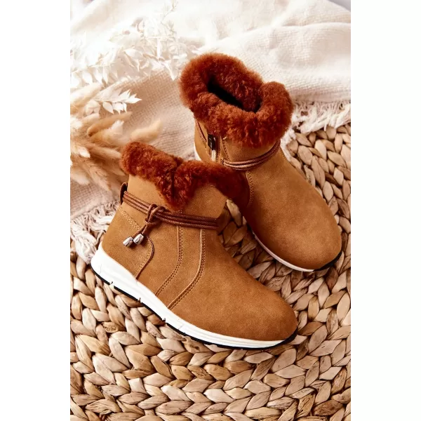  Otroški škornji za sneg BIG STAR BB374058BS CAMEL Big Star Shoes 