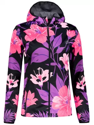 Ženska vrhunska softshell jakna ALTISPORT VOJ/ALW115JACK01 VIJOLIČNA/ČRNA