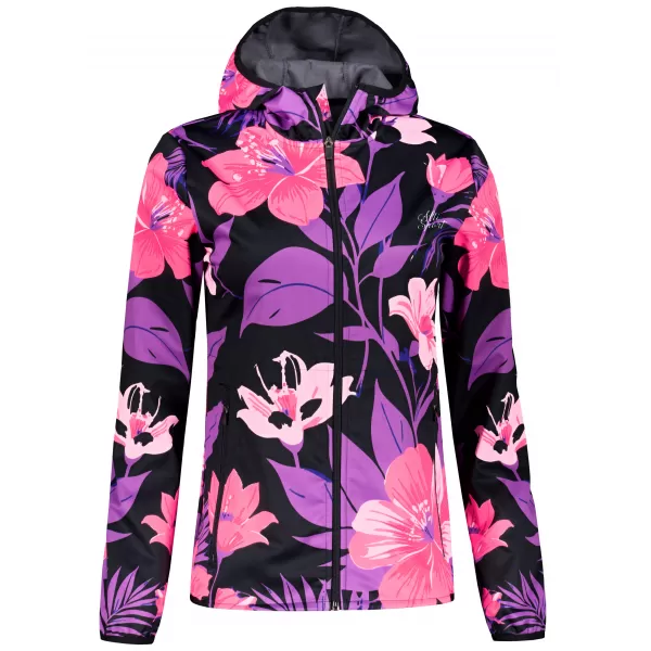  Ženska vrhunska softshell jakna ALTISPORT VOJ/ALW115JACK01 VIJOLIČNA/ČRNA 