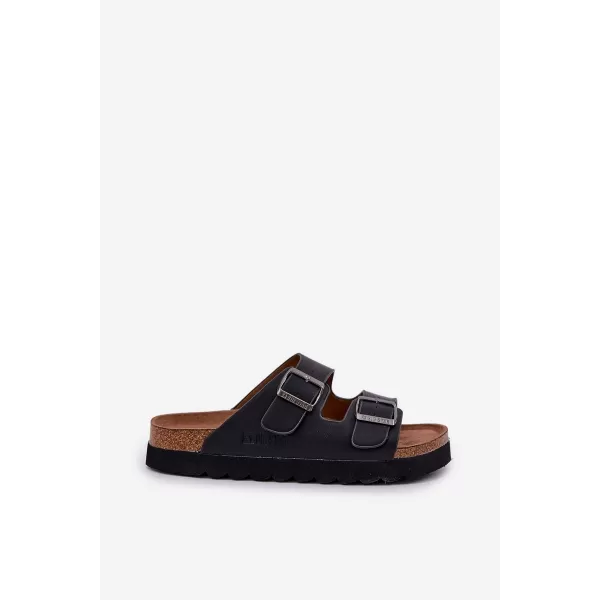  Moški natikači BIG STAR NN174531 BLACK Big Star Shoes 