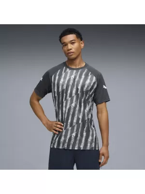 Moška funkcionalna majica PUMA INDIVIDUALLIGA GRAPH JERSEY 660578_02 MINERAL KOBALT/PARNO SIVA