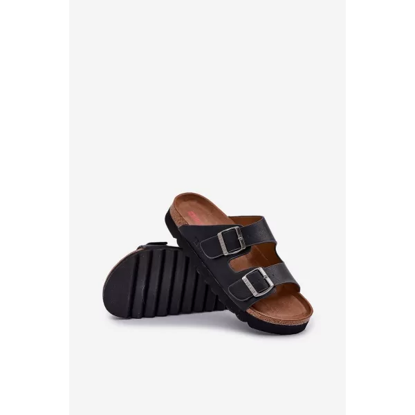  Moški natikači BIG STAR NN174531 BLACK Big Star Shoes 