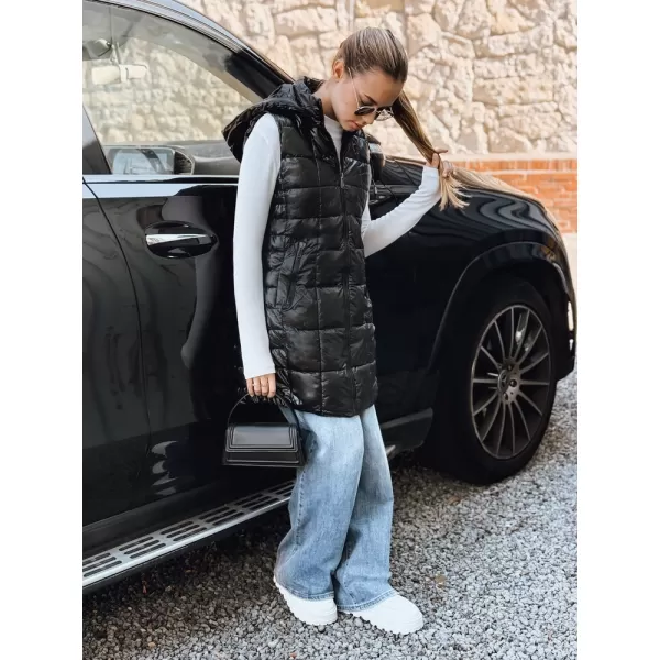  Ženski plašč DSTREET TY5257 ČRNA 