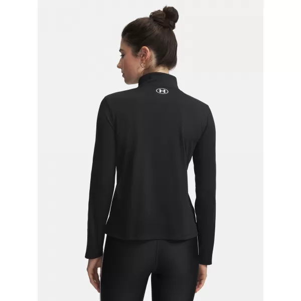  Ženski pulover UNDER ARMOUR UA TECH WM TAPE HALF ZIP 6005100-004 ČRNA 