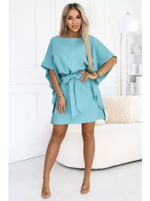 Obleka NUMOCO 287-40 PASTELNO TURKIZNA