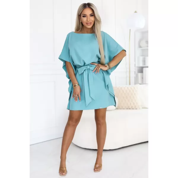  Obleka NUMOCO 287-40 PASTELNO TURKIZNA 