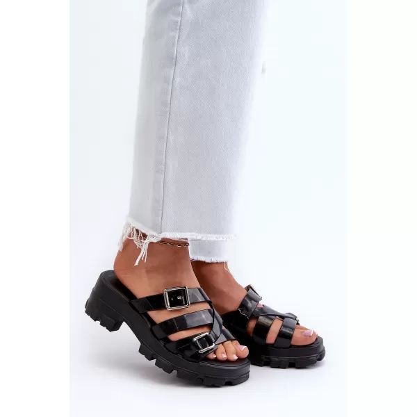  Ženske sandale ZAXY NN285043 ČRNA 