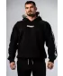 Pulover s kapuco HERO 300 BLACK Nebbia