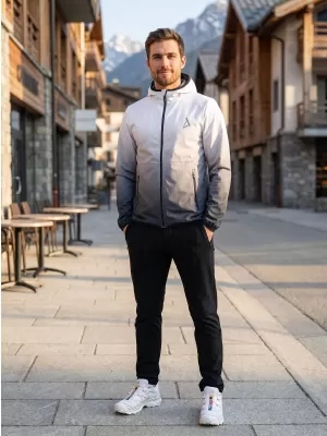 Moška vrhunska softshell jakna ALTISPORT VOJ/ALM126JACK01 ČRNO-BELO