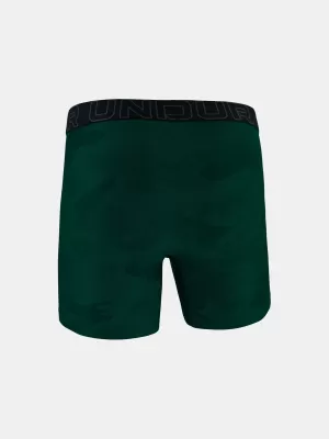 Moške boksarice UNDER ARMOUR UA PERFORMANCE TECH - PRINT 6IN - 1PK 1383875-338 ZELENA