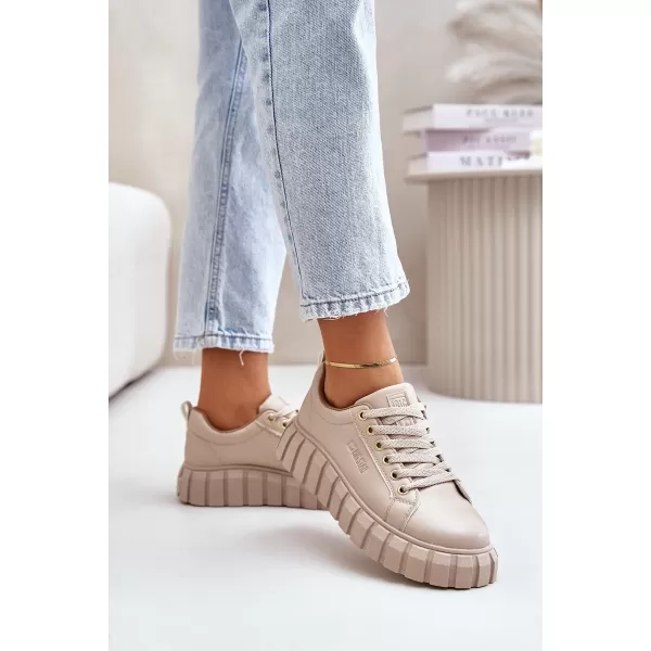  Ženski čevlji BIG STAR MM274618 BEIGE Big Star Shoes 