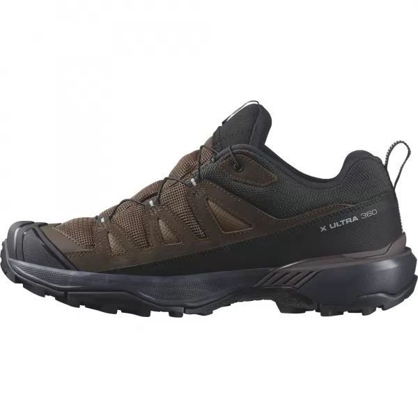  Moški čevlji SALOMON X ULTRA 360 LTR GTX L47571200 TEMNA ZEMLJA/DELICIOSO/KOŽA MORSKEGA PSA 