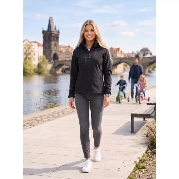  Ženska softshell jakna ALTISPORT NoPrint NP/ALW945 EBENOVINASTO SIVA 
