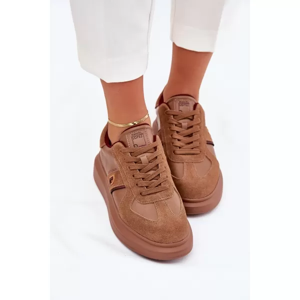  Ženske superge LOPEZ JUST DARE SS2D4005 BROWN/BEIGE Daniel Lopez Just Dare 