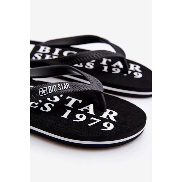  Moške japonke BIG STAR LL174444 BLACK Big Star Shoes 