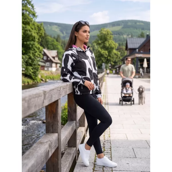  Ženska jakna ALTISPORT HELSIE ČRNO/BELO 
