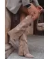 Ženski čevlji s peto BOTO EVYRA 38561 KAKI