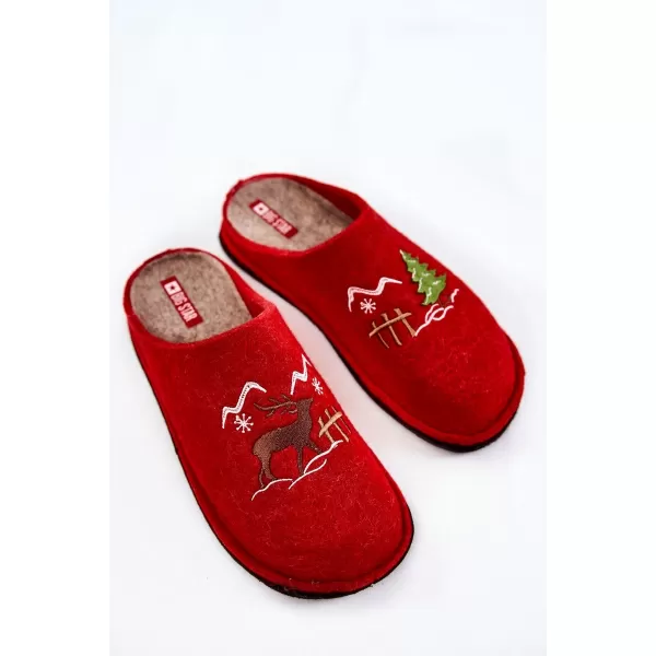  Ženski natikači BIG STAR KK276017 RDEČA/BEŽ Big Star Shoes 