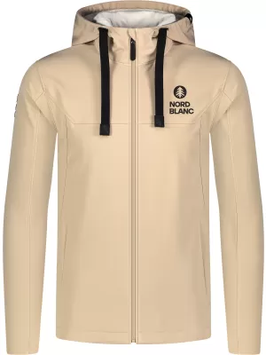 Moška softshell jakna NORDBLANC CANOPY NBSSM8340 BEŽ