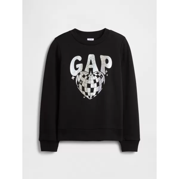  Otroški pulover GAP CREW SWEATSHIRT 839149-07 DISKO KROGLA SREBRNA 